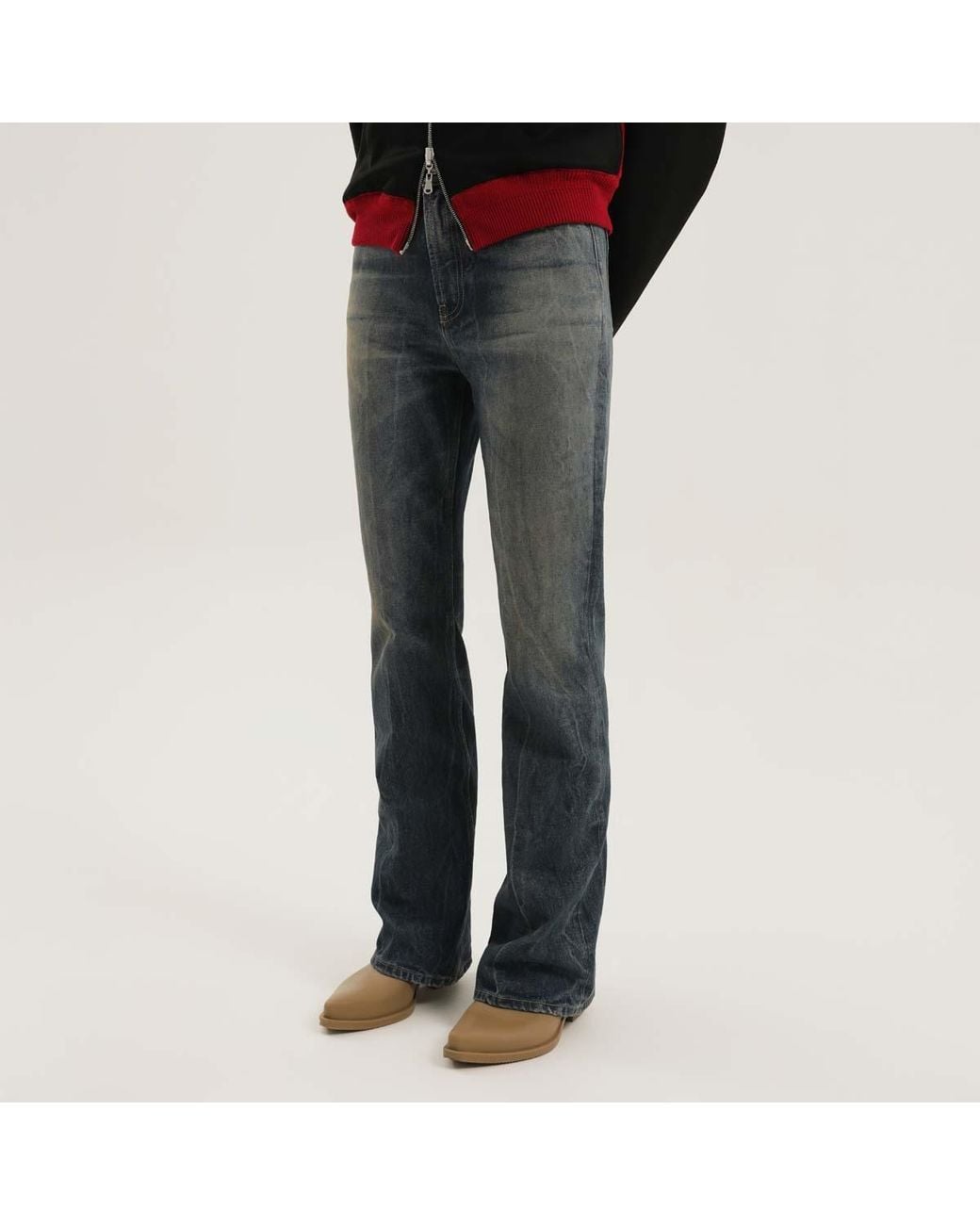 1989 STUDIO Gray Straight-Leg Jeans