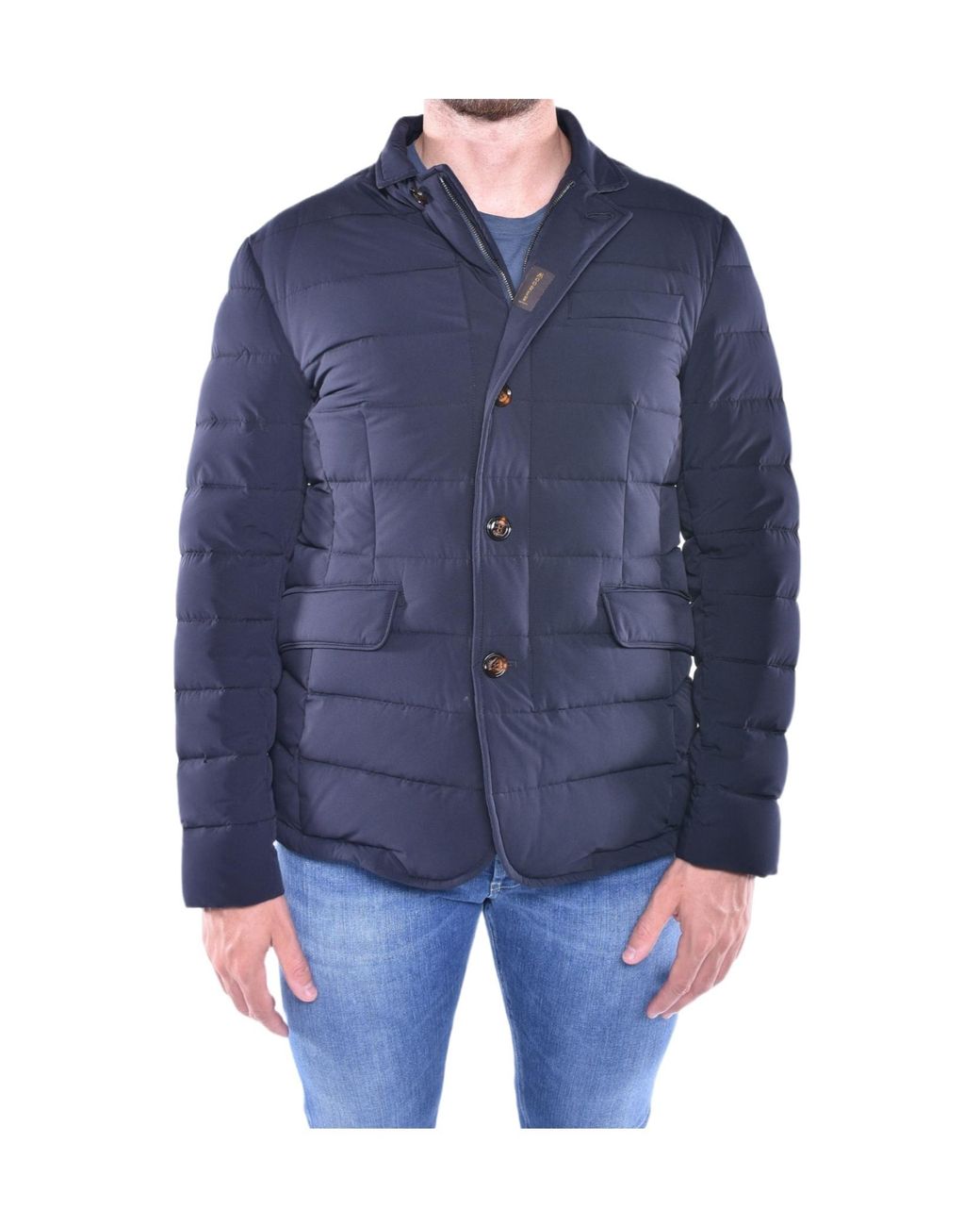 Moorer Blue Zayn Quilted Down Jacket
