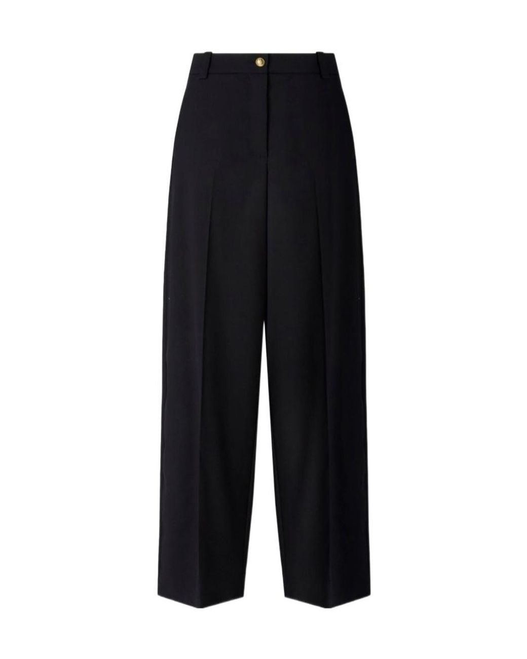 Pinko Black Balbino Wide-Leg Trousers