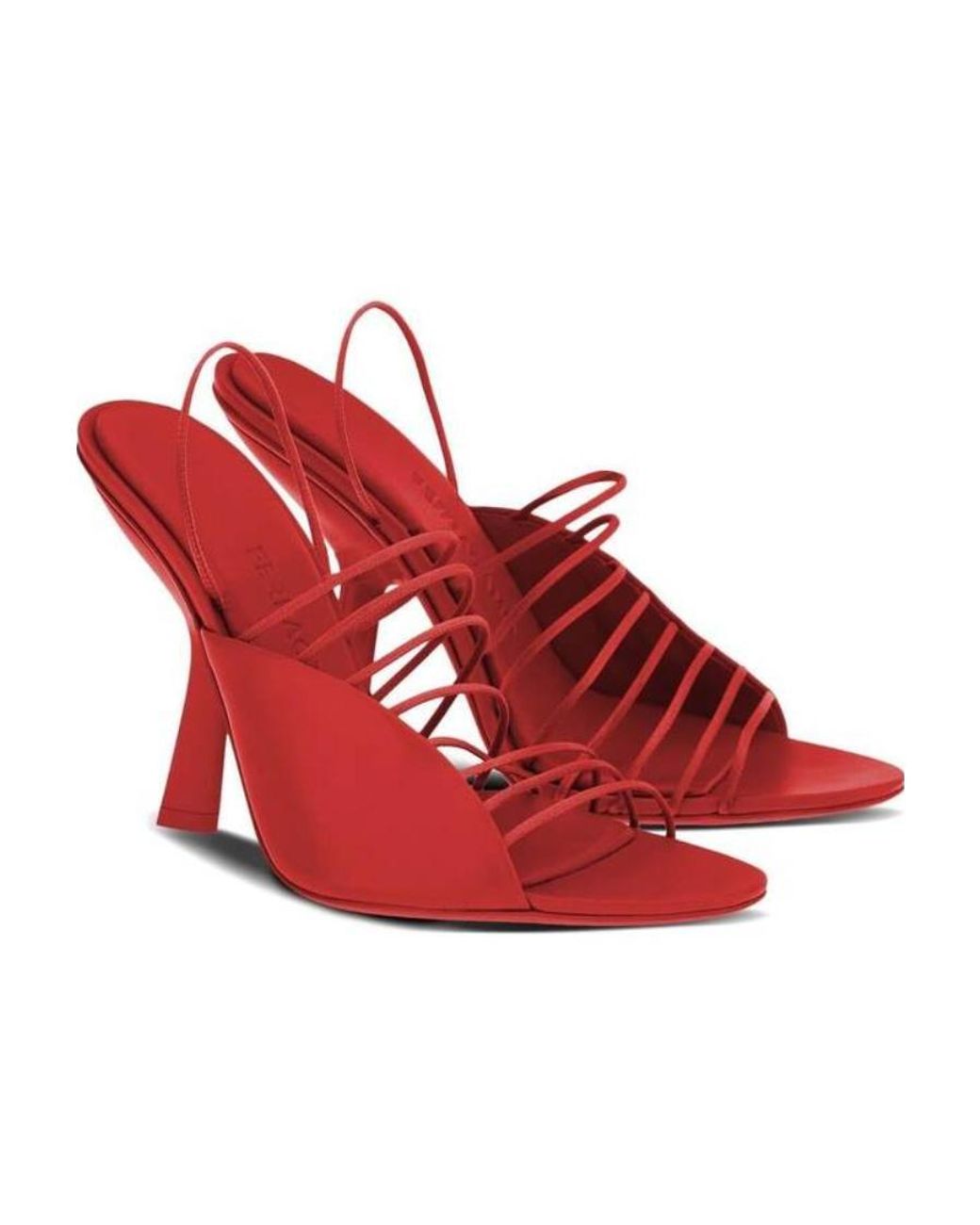 Ferragamo Red Ferragamo Altaire Strap-Detailed Sandals