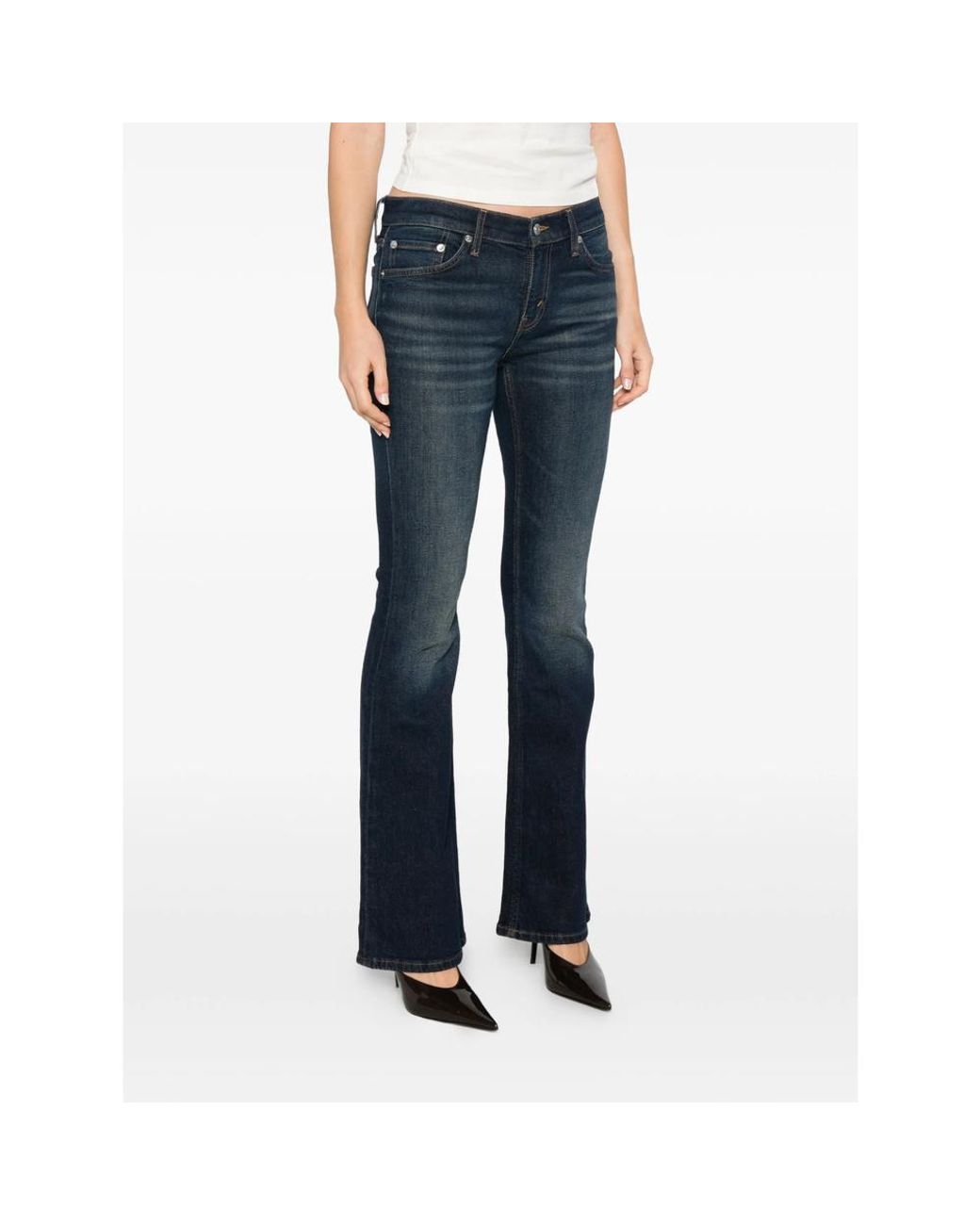 Re/done Blue Belt-Loop Jeans
