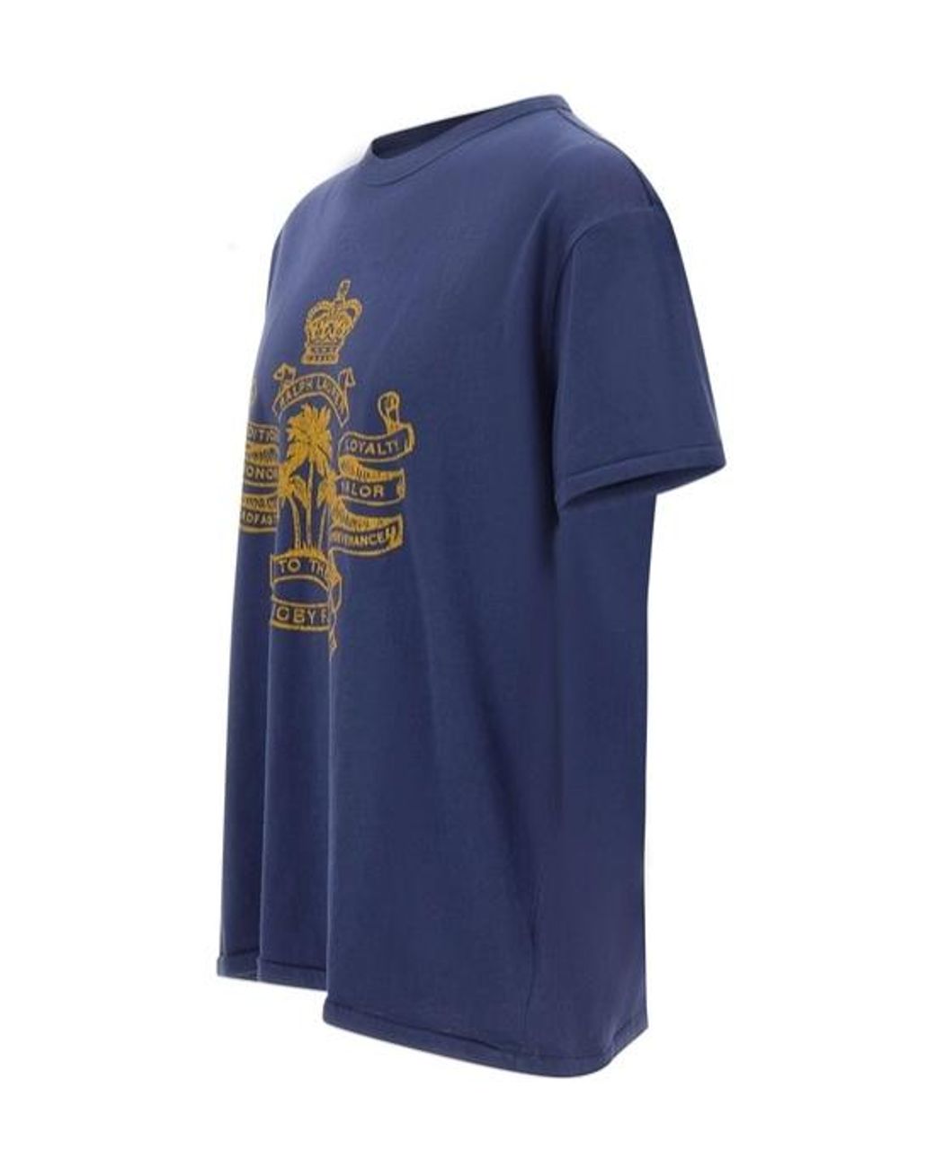 Polo Ralph Lauren Blue Crest Print T-Shirt for men