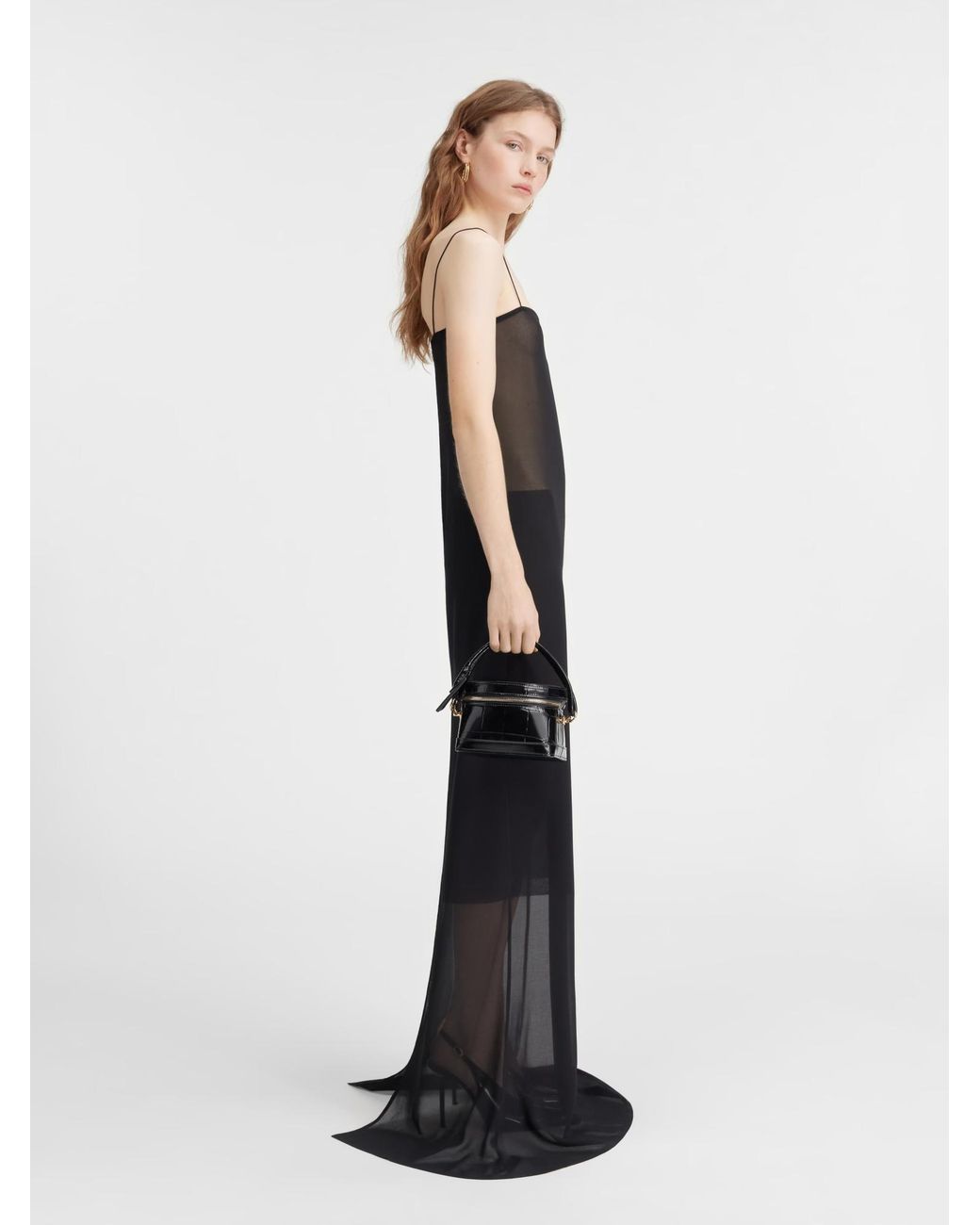 Jacquemus Black Long Sheer Dress