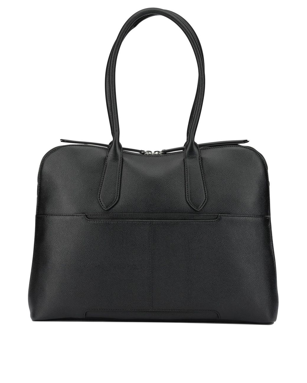 Le Tanneur Black Zippered Shoulder Bag