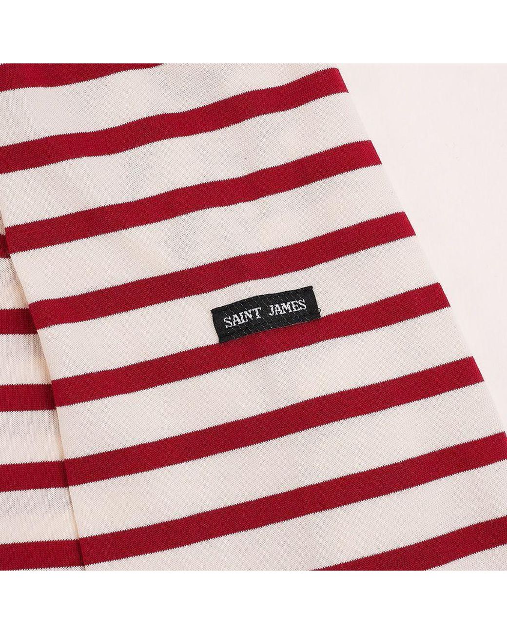 Saint James Red Striped T-Shirt
