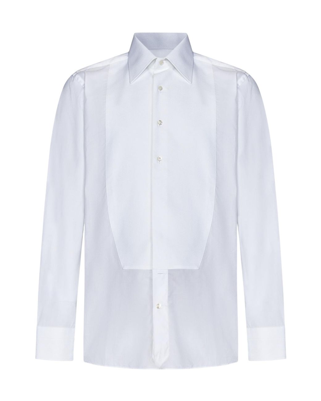 Tom Ford White Long-Sleeved Shirt for men