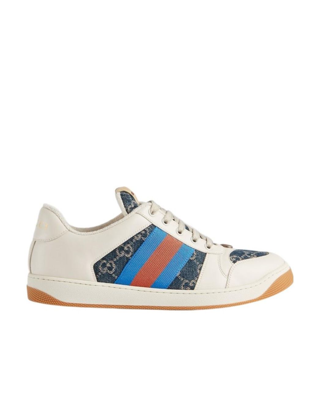Gucci Blue Gg Screener Low-Top Sneakers for men