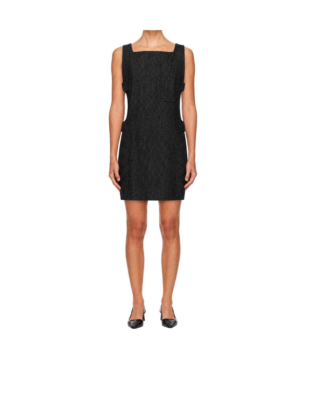 Courreges Black Sleeveless Dress