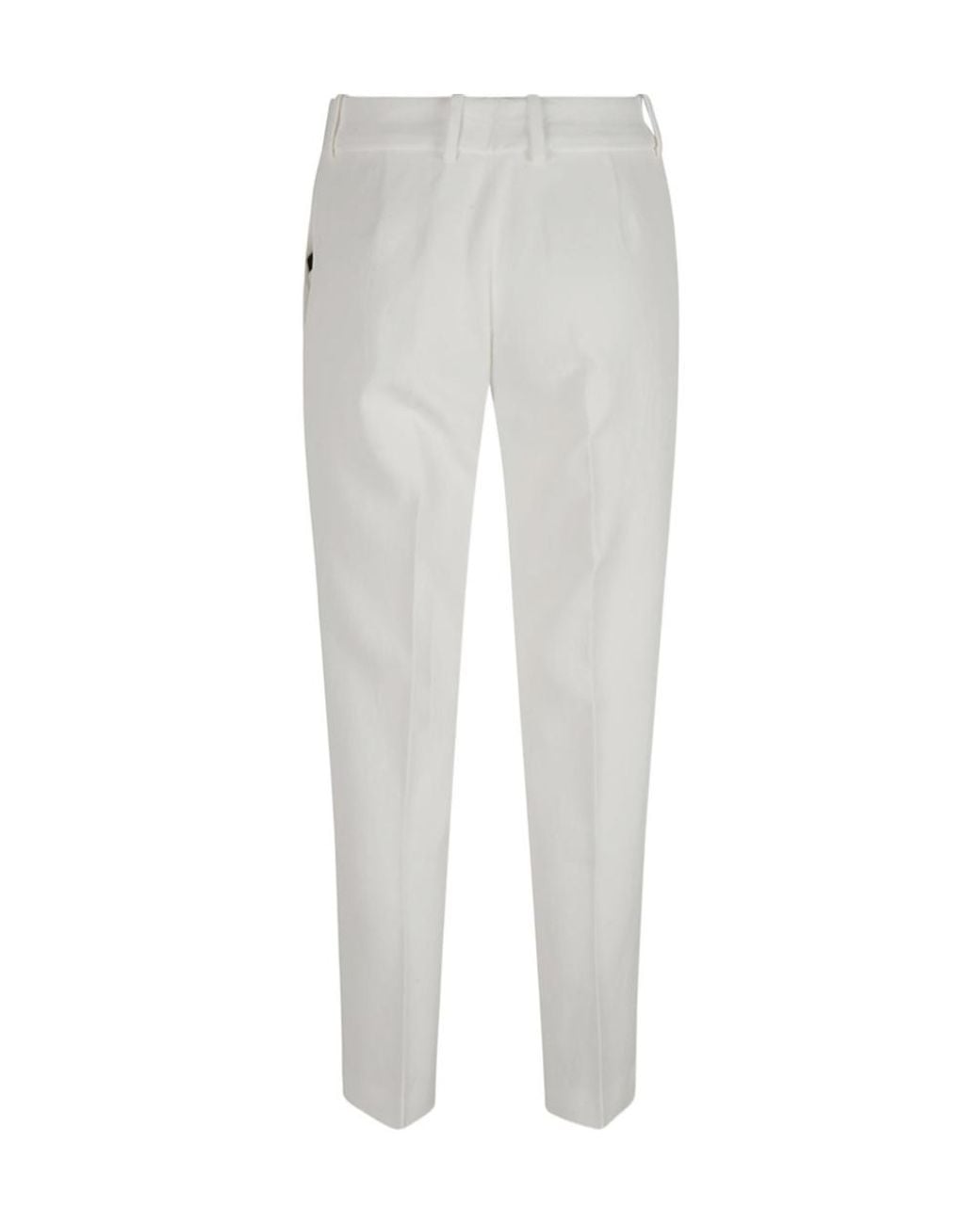 Ermanno Scervino White Tailored Slim Pants