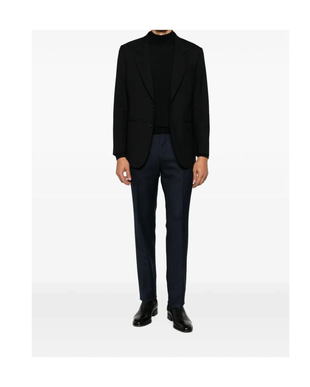 Tom Ford Blue Checked Trousers for men