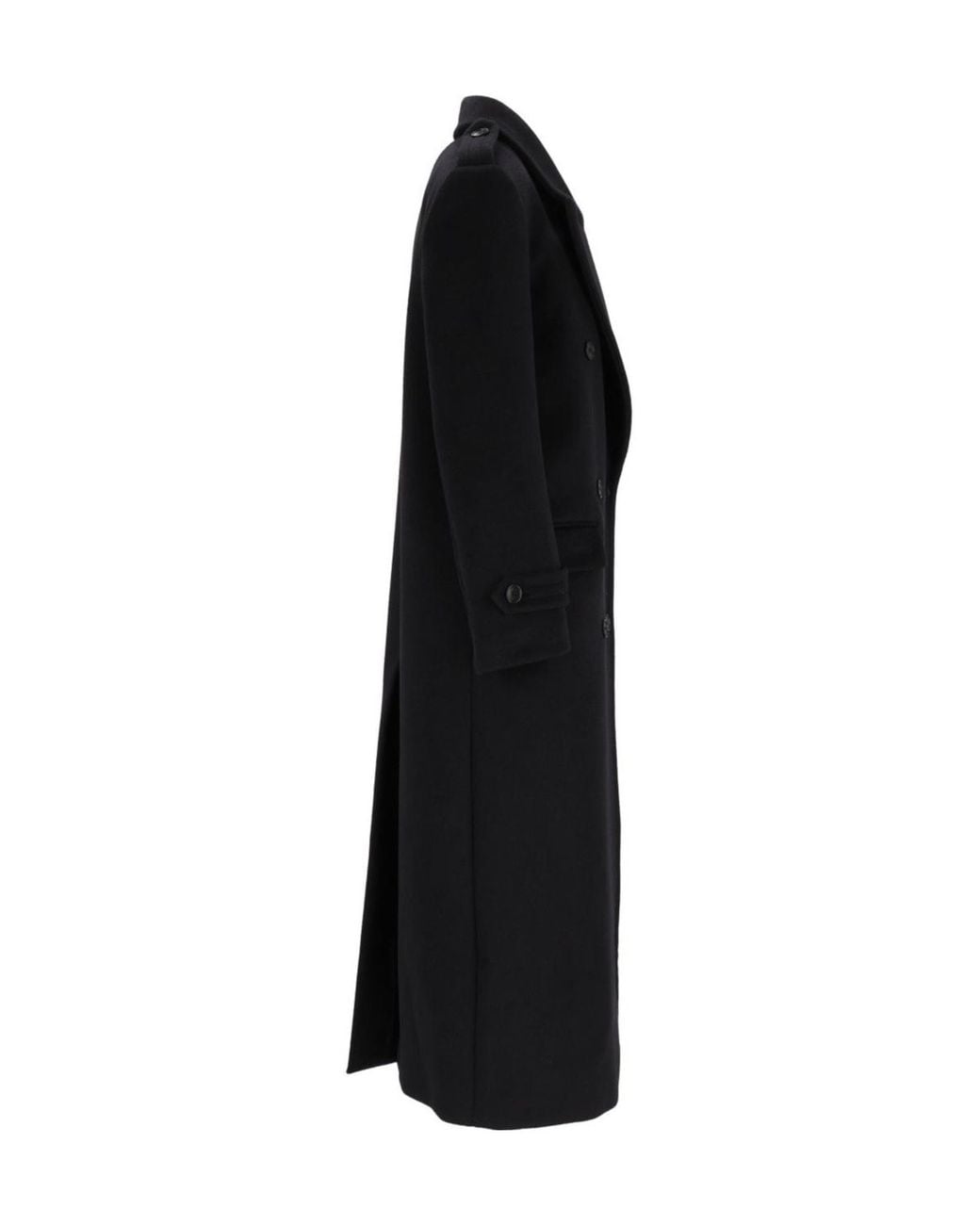 Al Duca D'aosta Black Long-Sleeved Coat