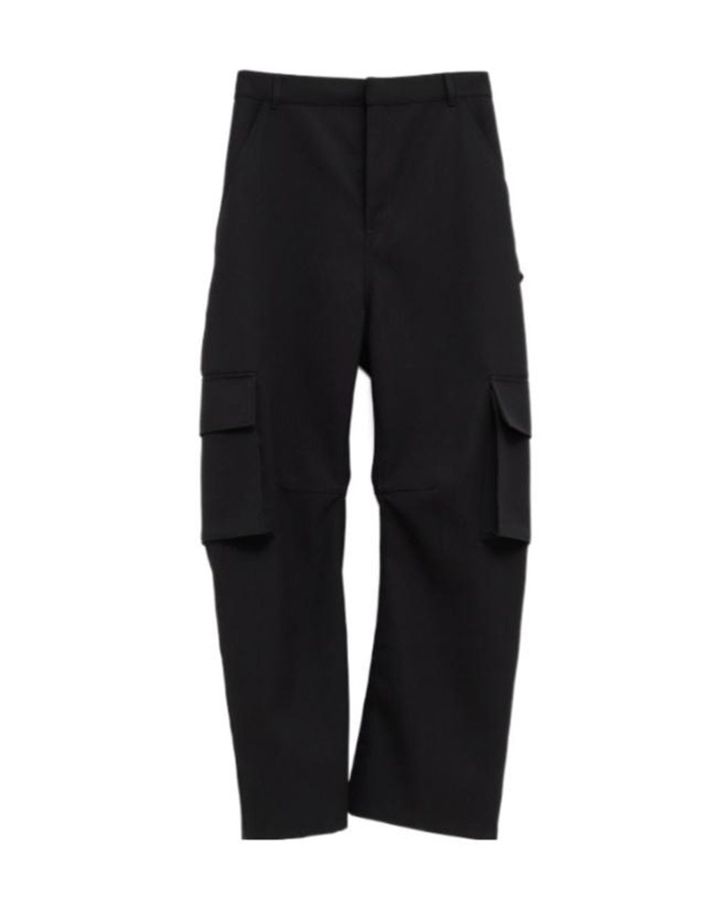 Balenciaga Black Cargo Workwear Pants