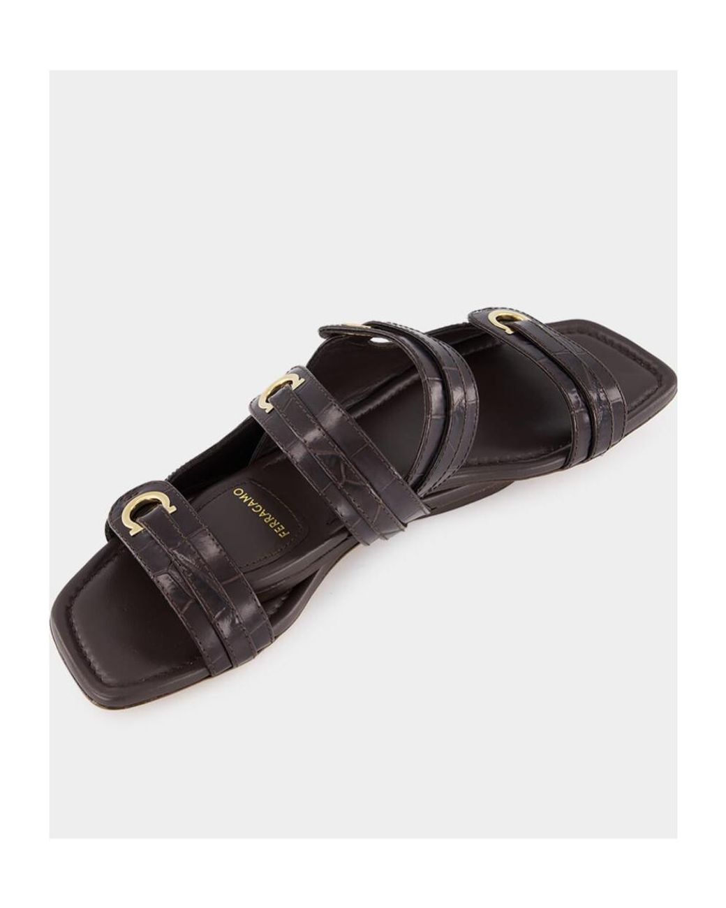 Ferragamo Multicolor Ferragamo Gancini Ornament Slides