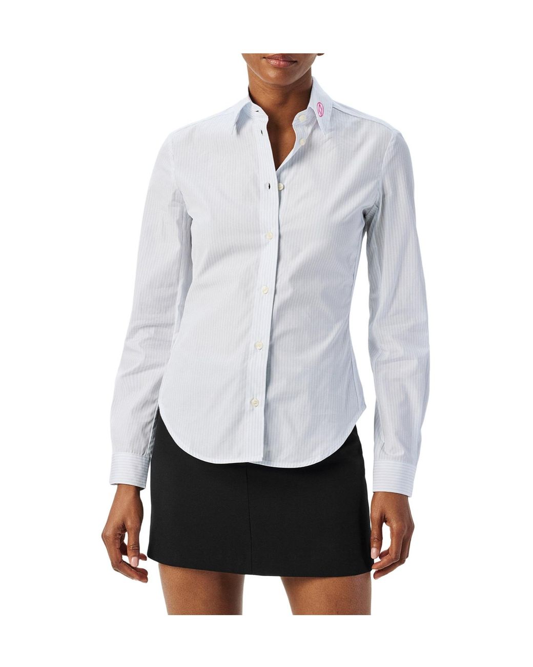 DIESEL White Striped Shirt