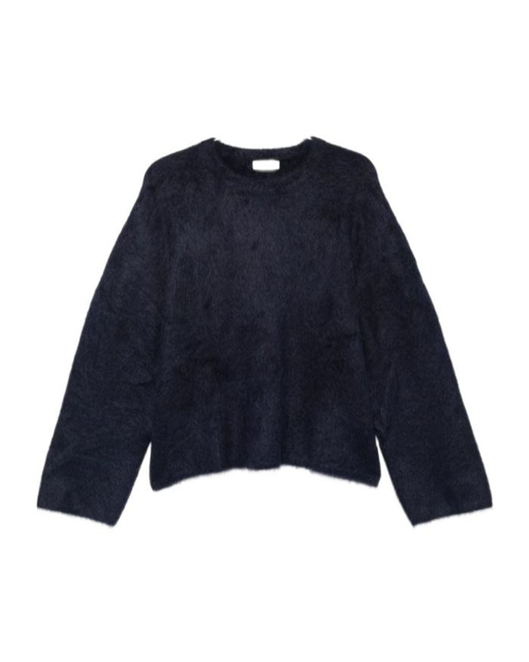Soft Goat Blue Long-Sleeved Pullover