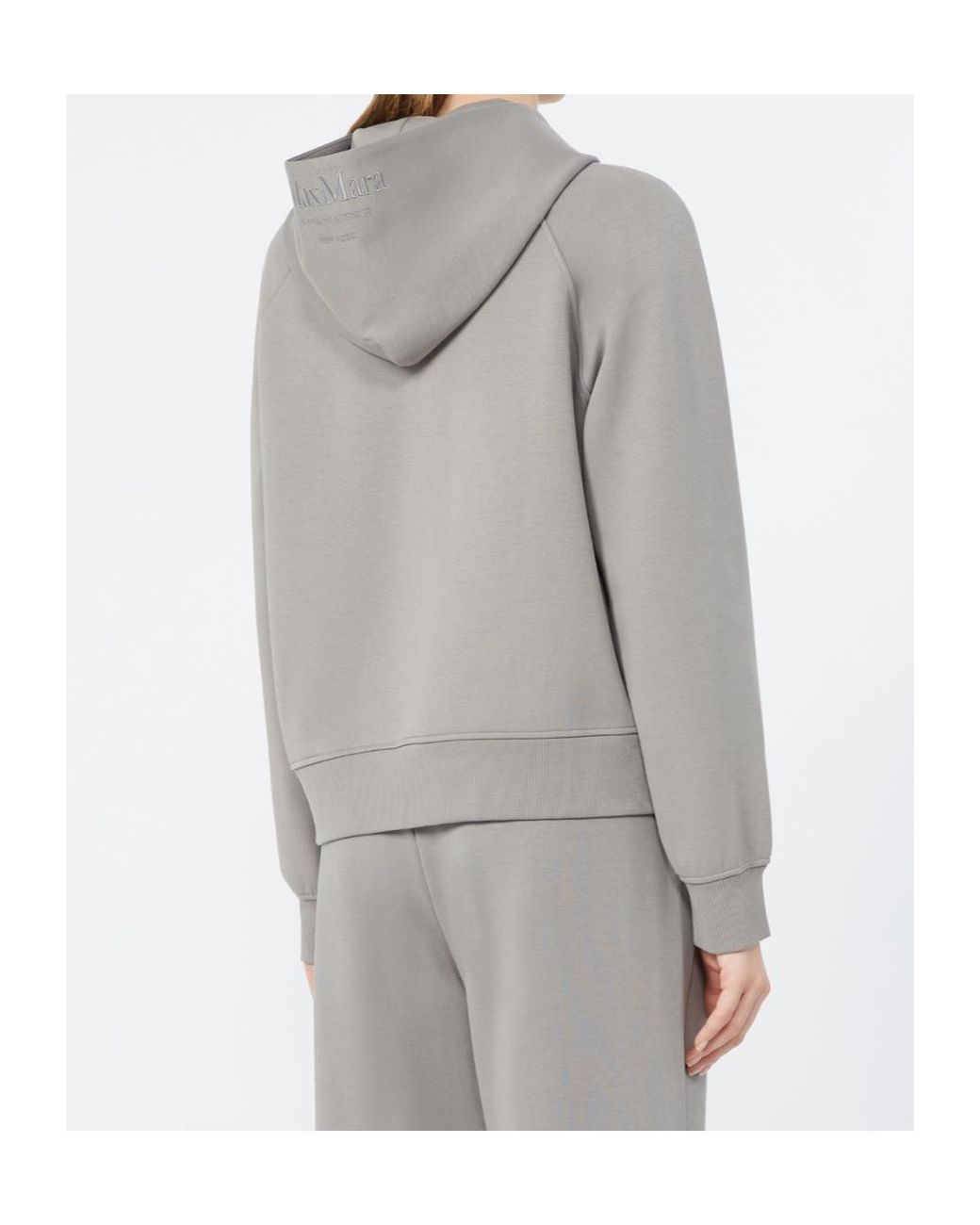 Max Mara Gray 'S Marea Zip-Up Hoodie