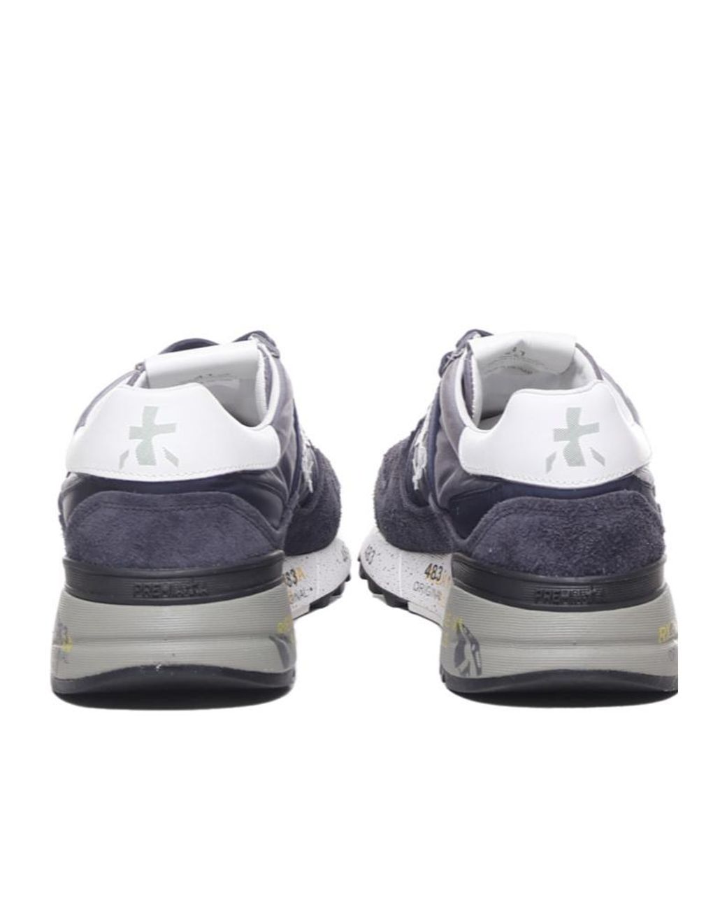 Premiata Blue Round-Head Sneakers for men