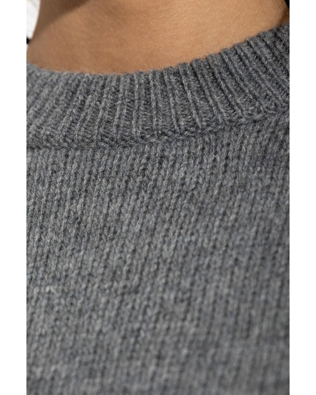 By Malene Birger Gray Bradley Ribbed Knitted Sweater