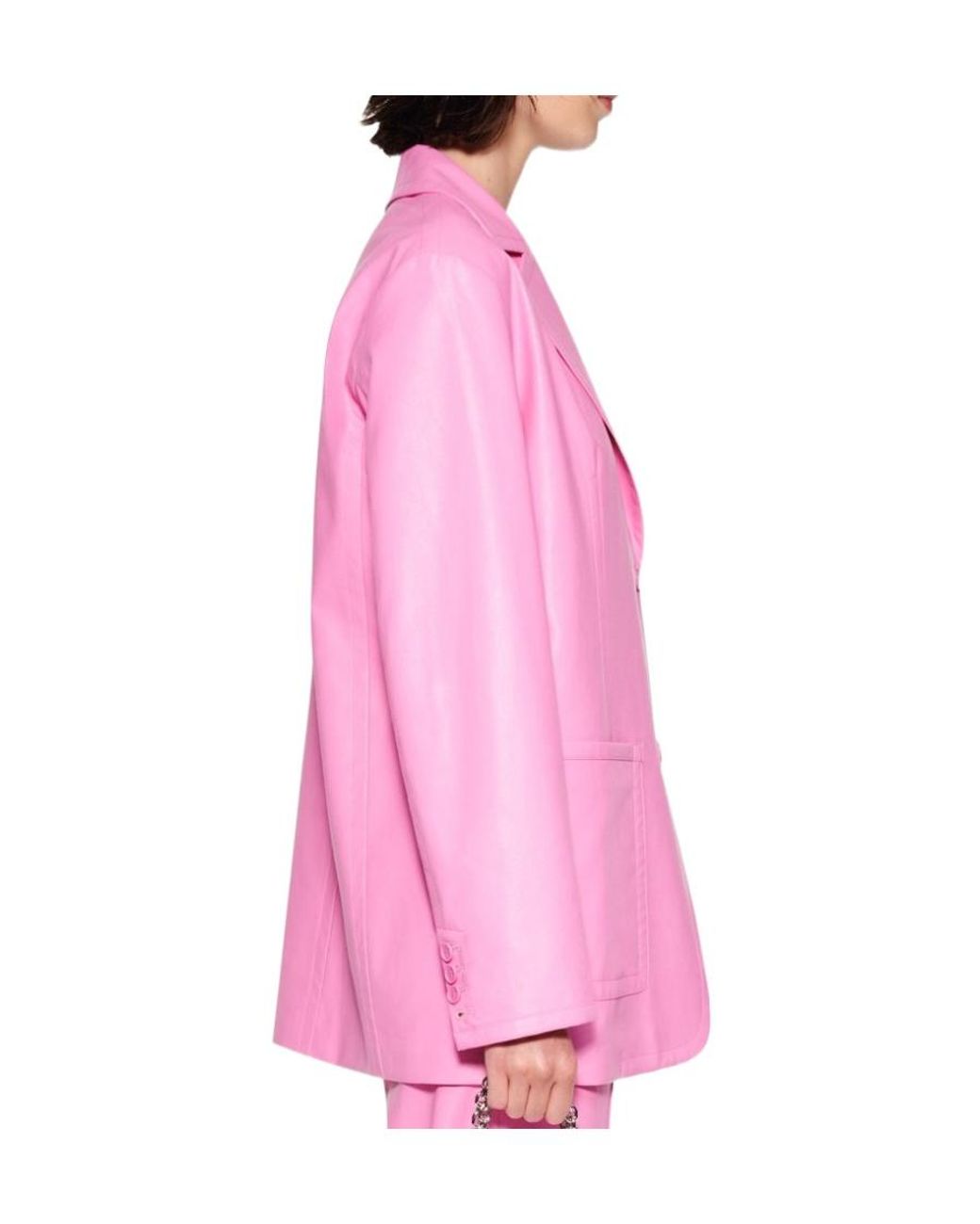 STAND Pink Lapel Suit Coat