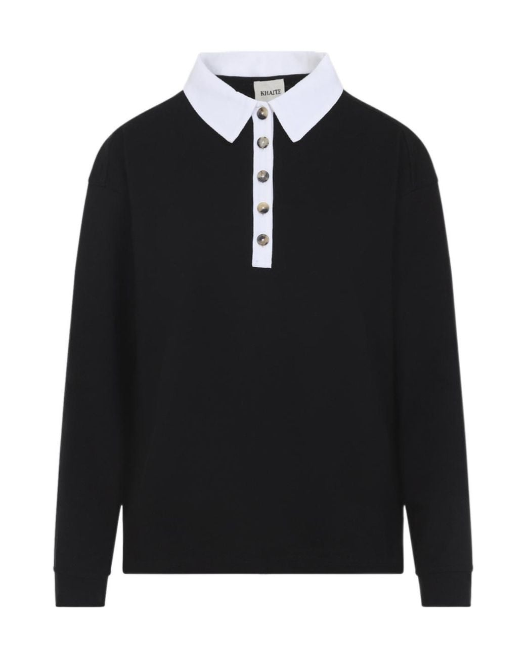 Khaite Black Faithful Top