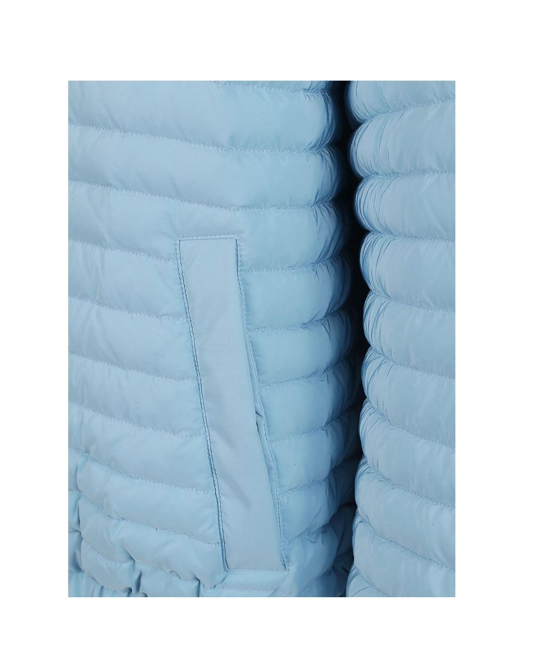 Moorer Blue Long-Sleeved Down Jacket
