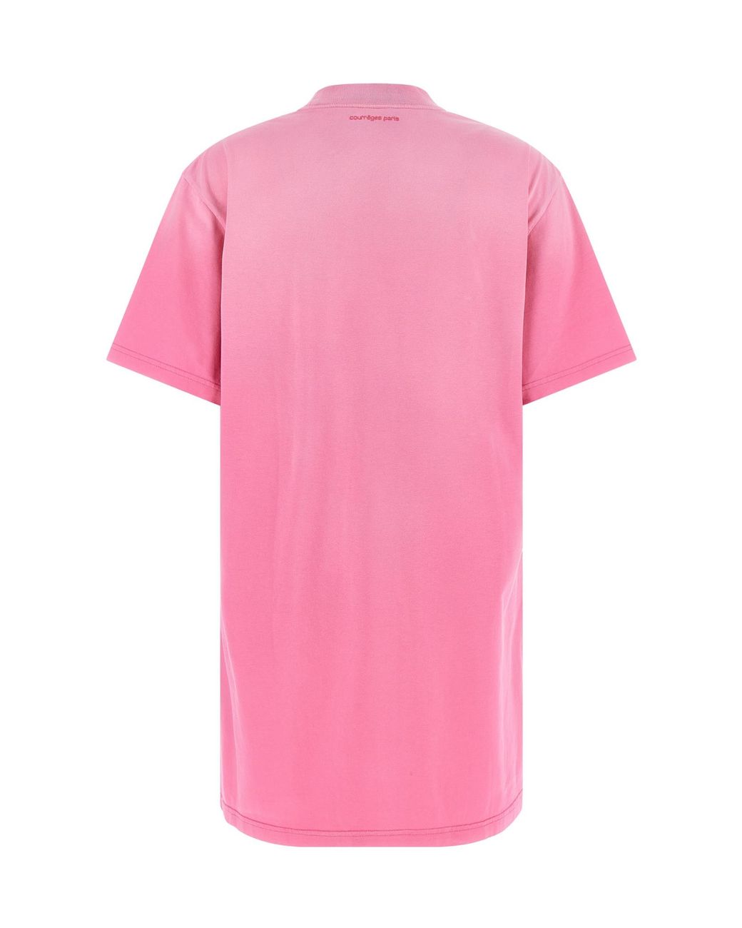 Courreges Pink Courrèges Solarized T-Shirt Dress