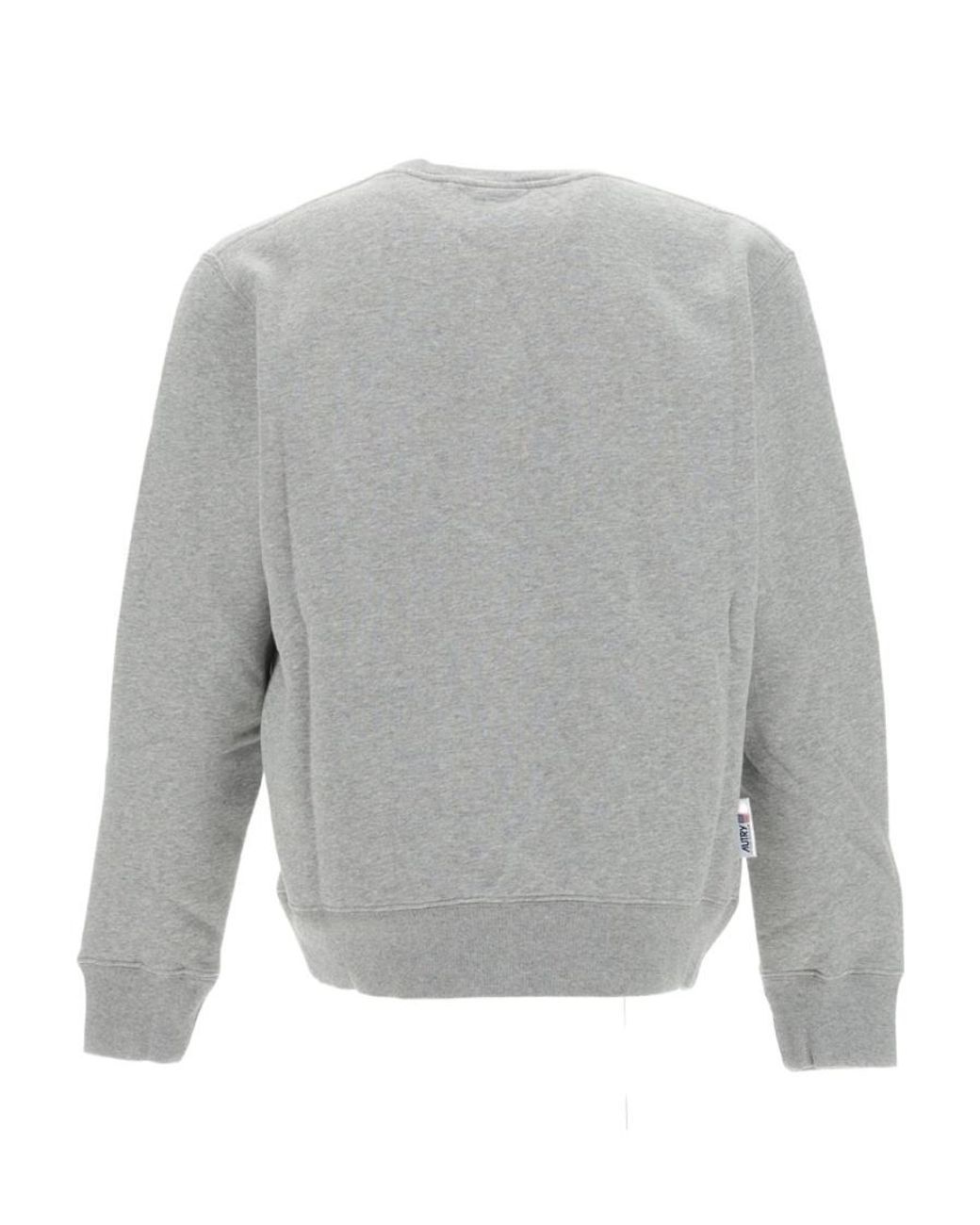 Autry Gray Round-Necked Sweater