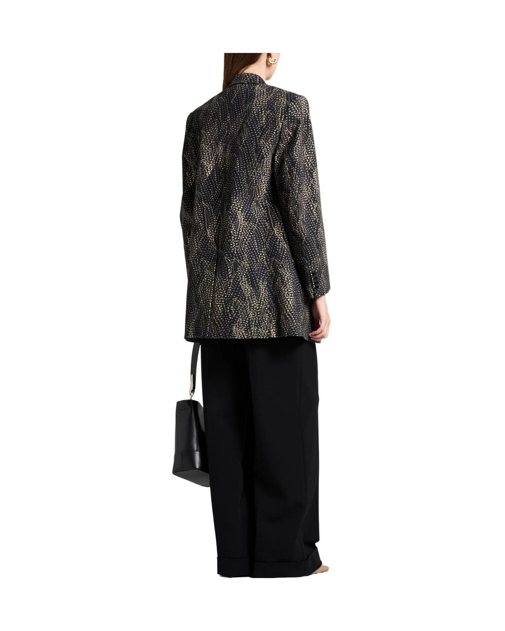 Isabel Marant Black Multi-Color Single- Blazer