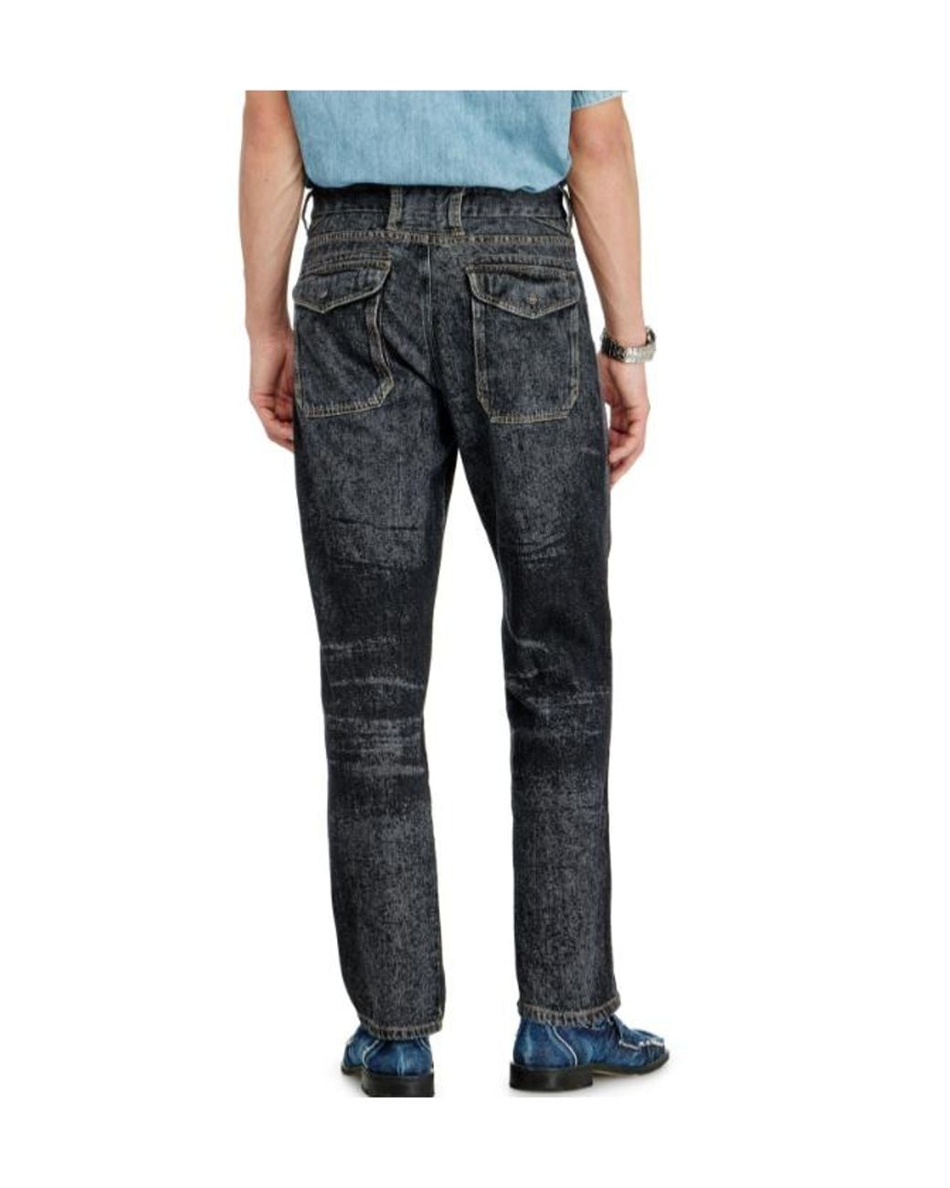 DIESEL Gray D-Macrus-S Jeans for men
