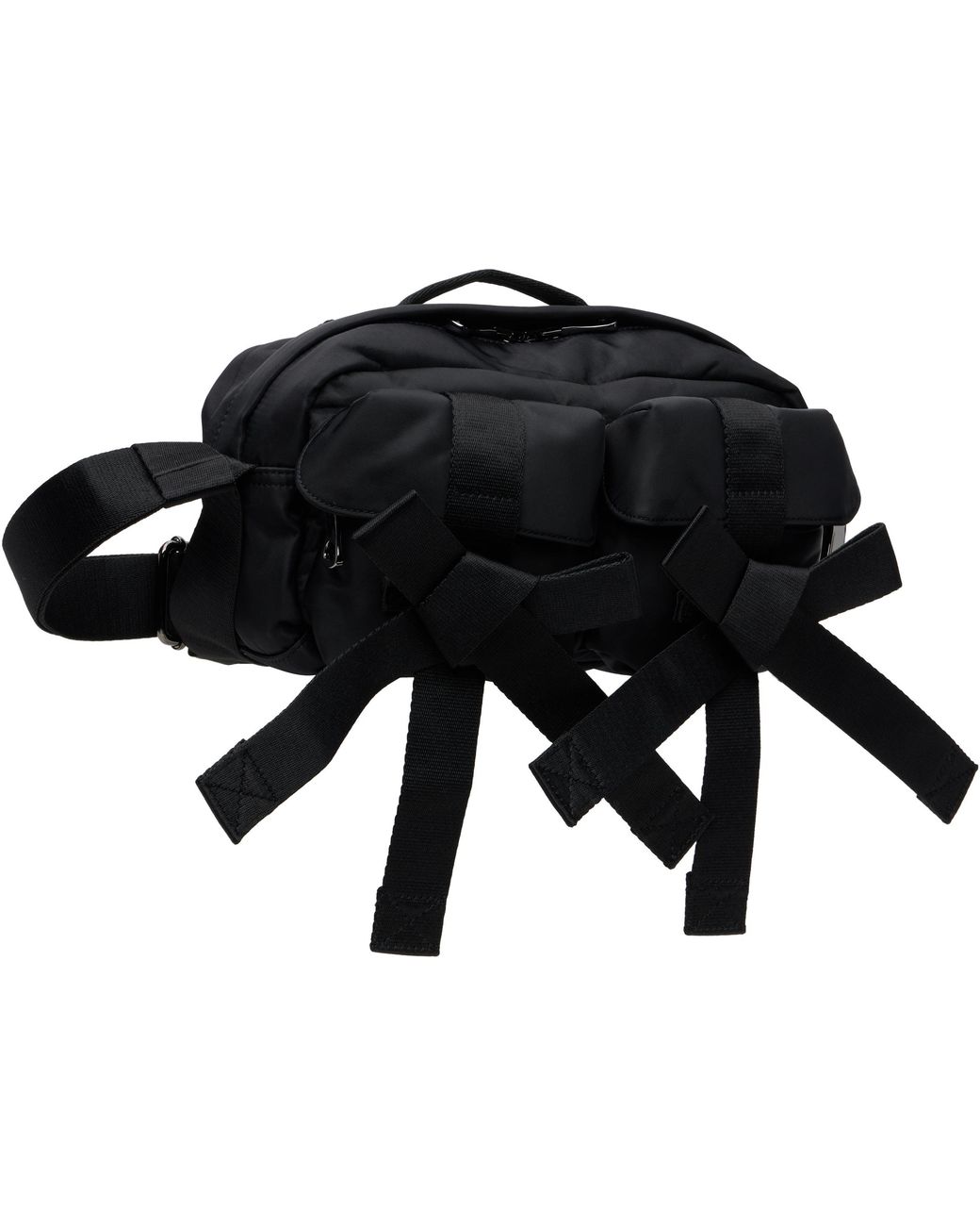 Simone Rocha Black Bow Shoulder Bag for men
