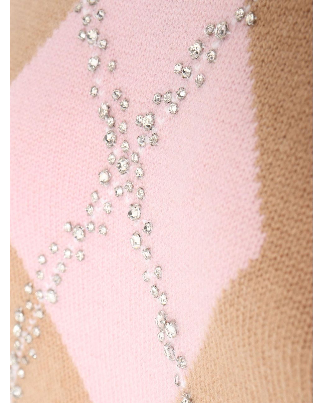 Max Mara Pink Studio High Neck Long-Sleeved Jumper
