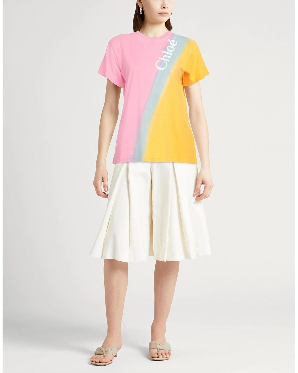 Chloé Pink Printed T-Shirt