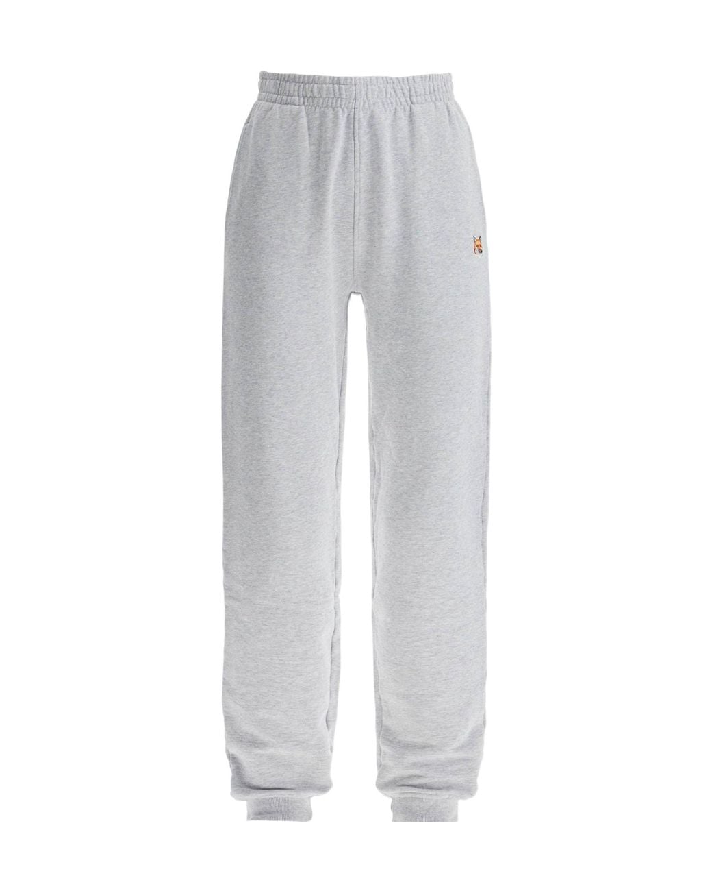 Maison Kitsuné Gray Maison Kitsuné Fox Head Patch Sweatpants
