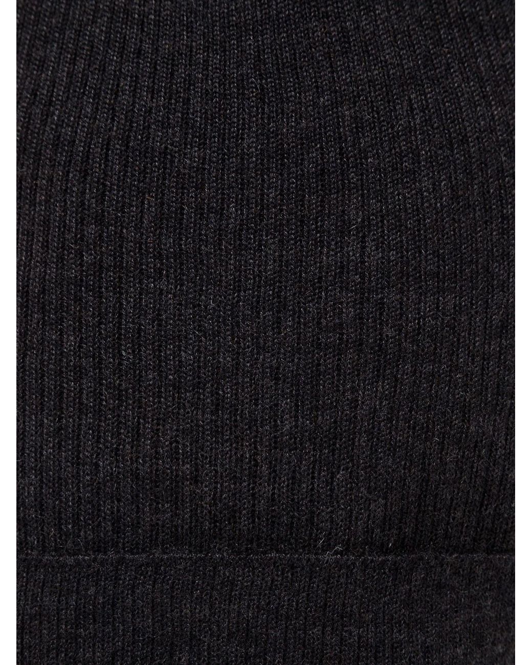 Dolce & Gabbana Black Knitted Hat for men