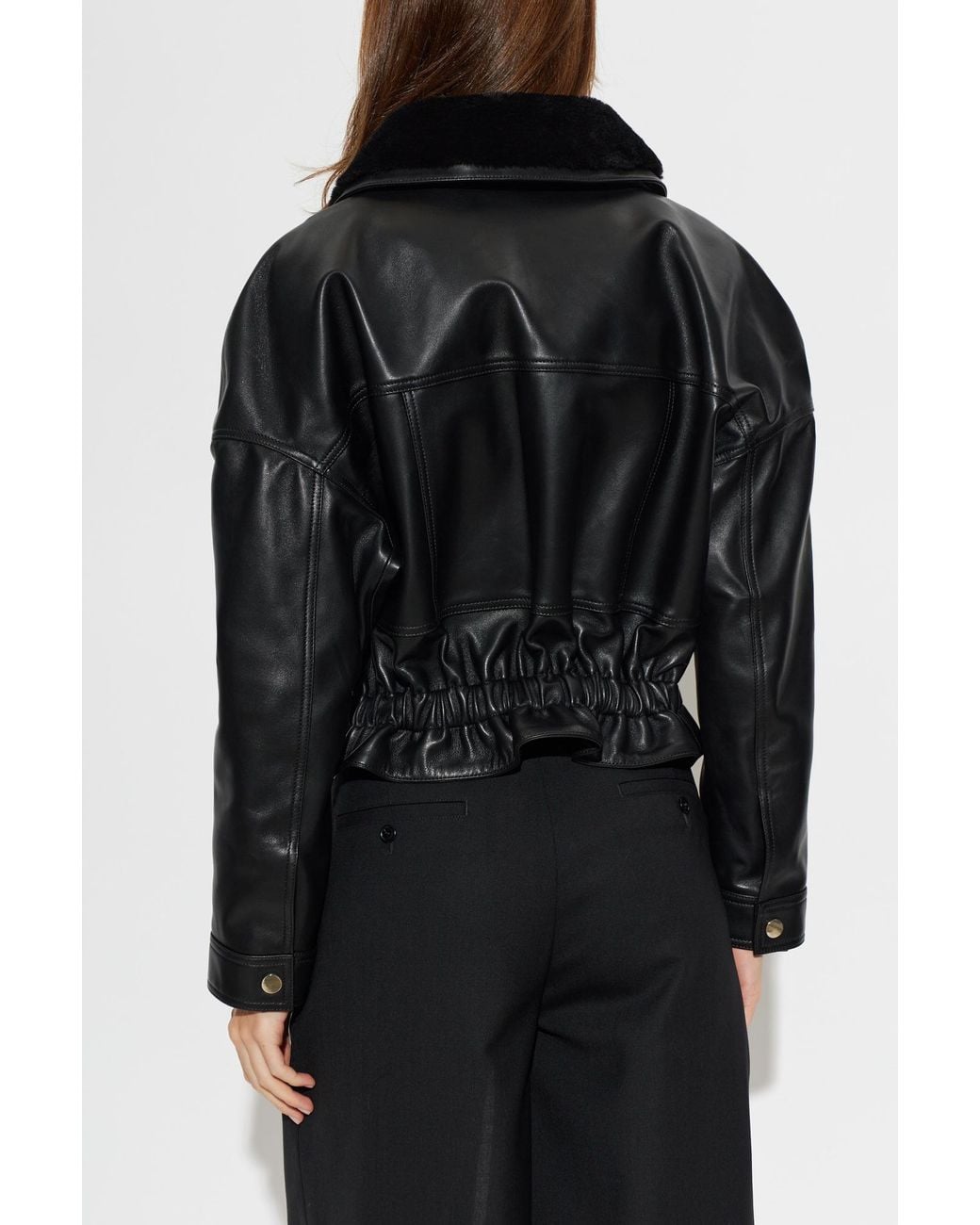 Christopher Esber Black Long-Sleeve Zip-Up Jacket