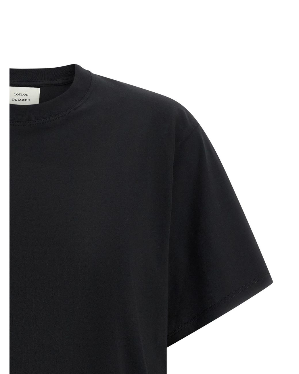Loulou de Saison Black Telanto Logo T-Shirt