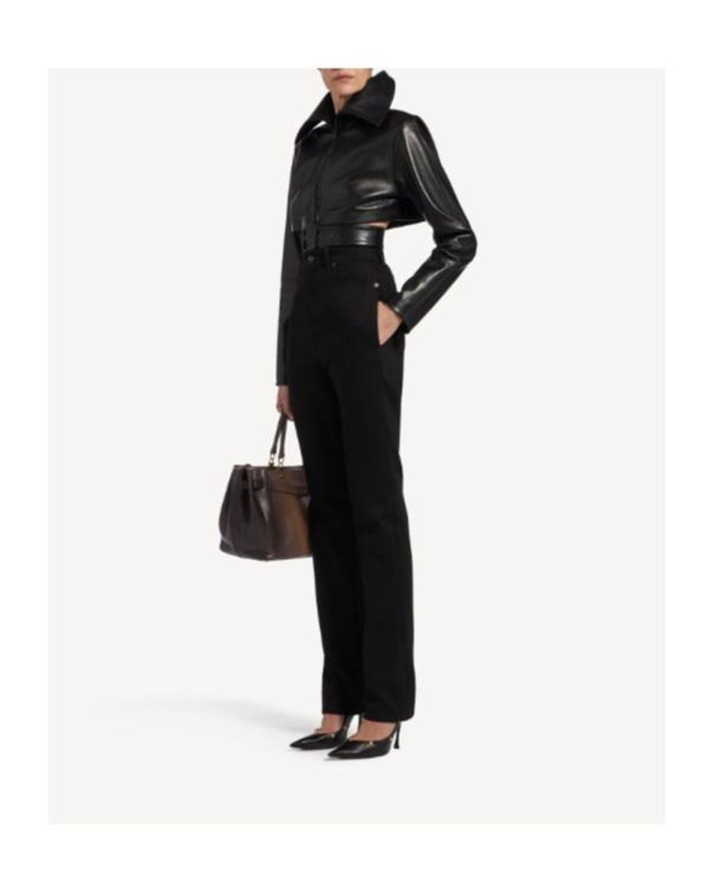 Balenciaga Black High Waisted Skinny Jeans