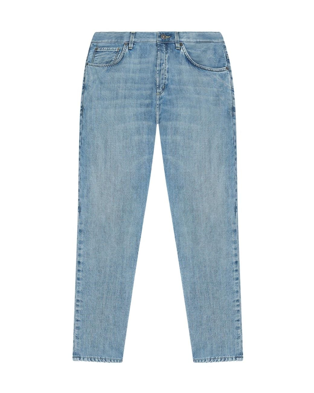 Dondup Blue Brighton Carrot Jeans for men