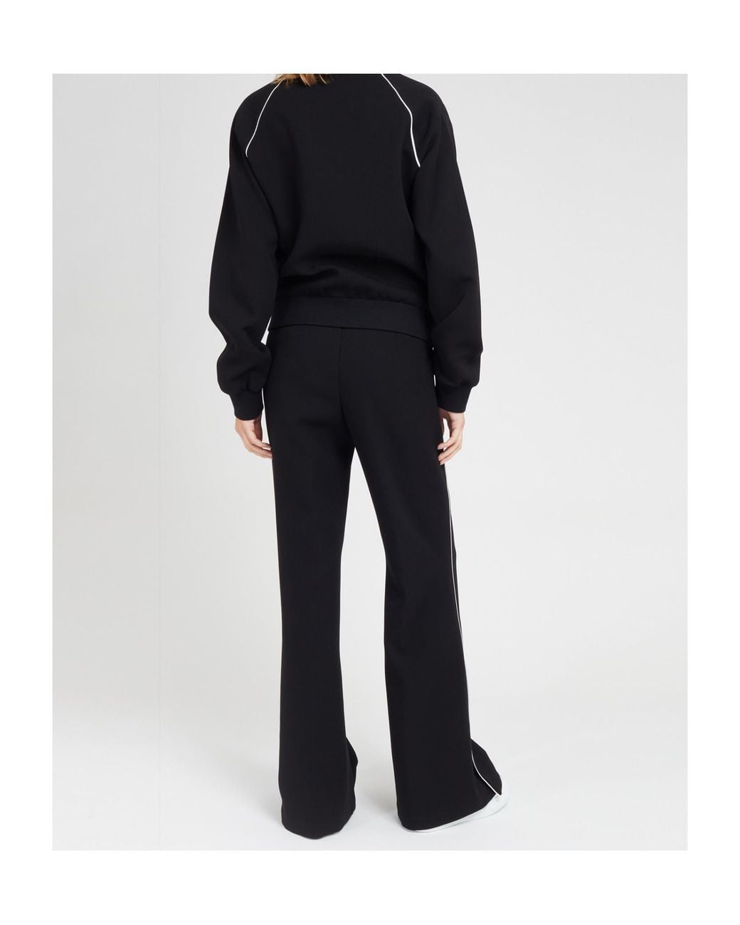 Tory Burch Black Chevron-Patch Jacket