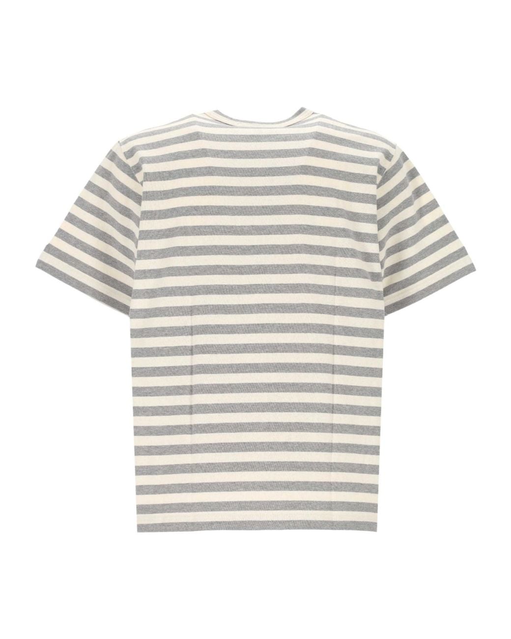 Junya Watanabe White Horizontal-Stripe T-Shirt for men