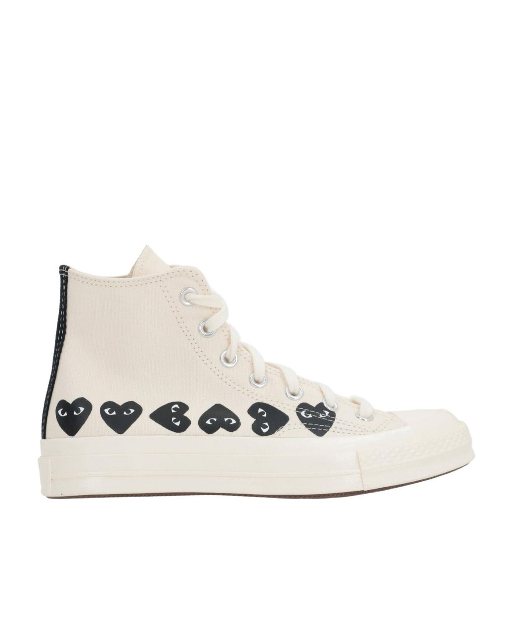 COMME DES GARÇONS PLAY Natural Chuck High Top Sneakers for men