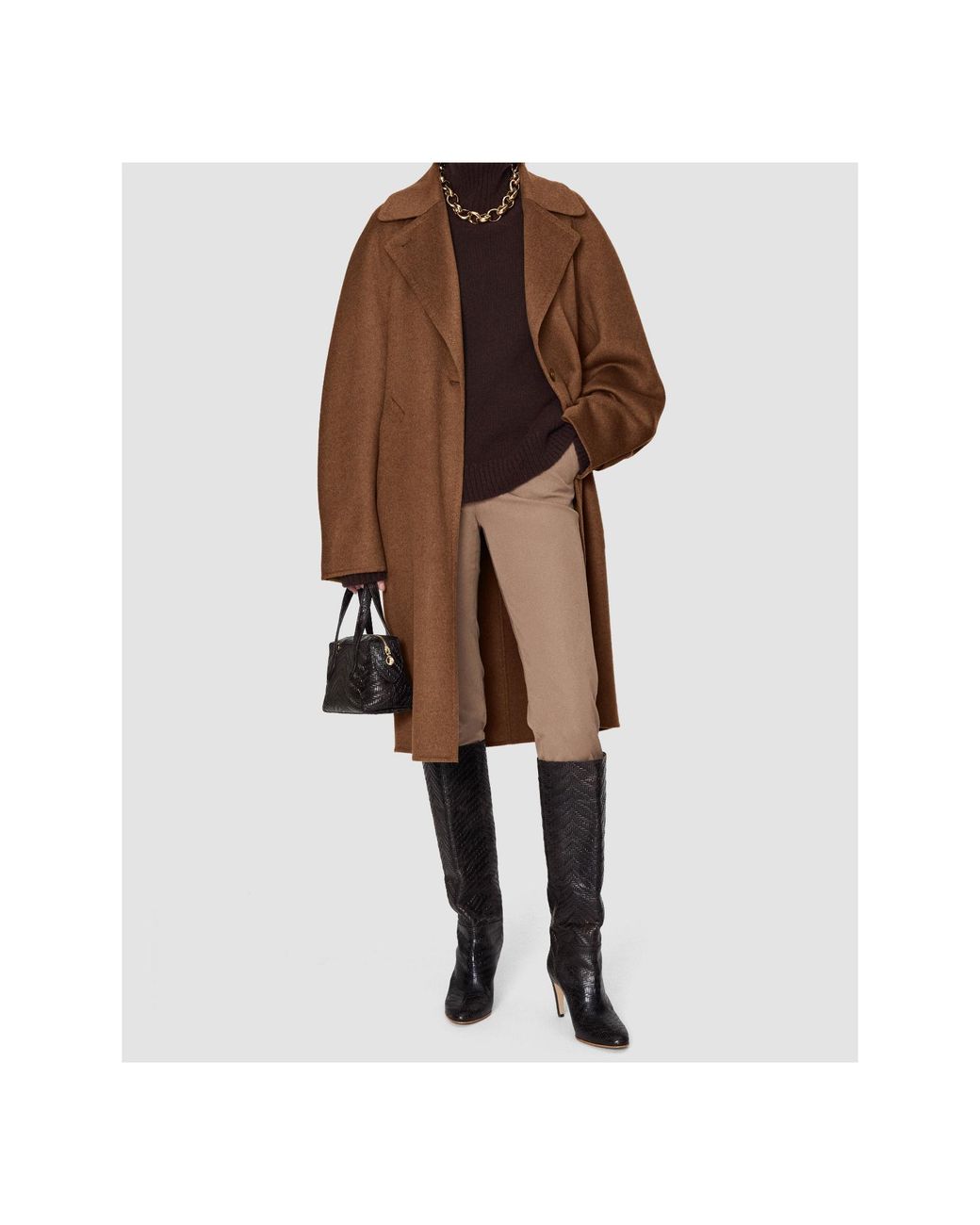 Joseph Brown Single-Button Coat