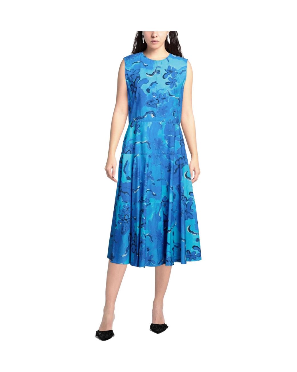 Marni Blue Midi Dress