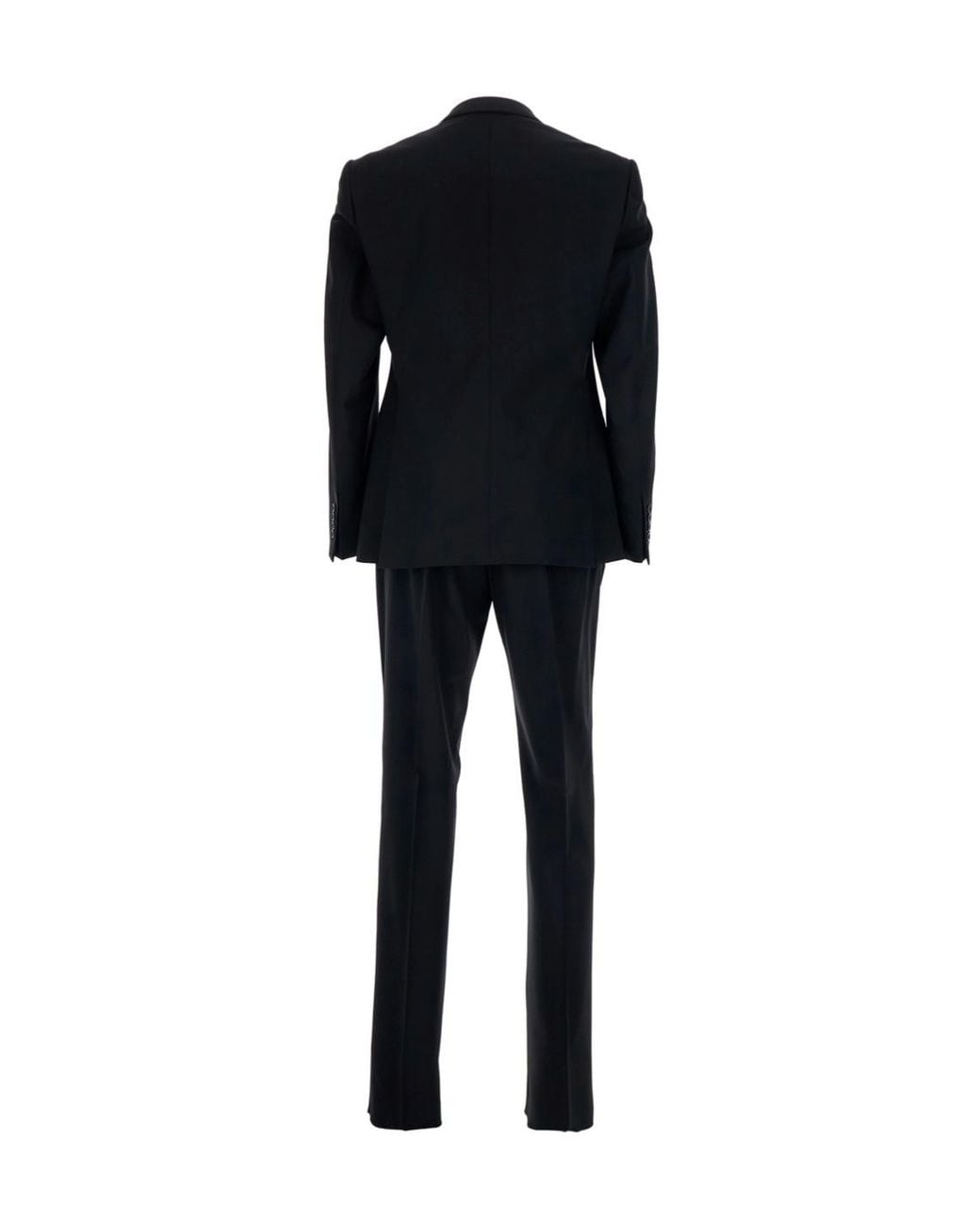Emporio Armani Black Two-Piece Tailored Suit for men