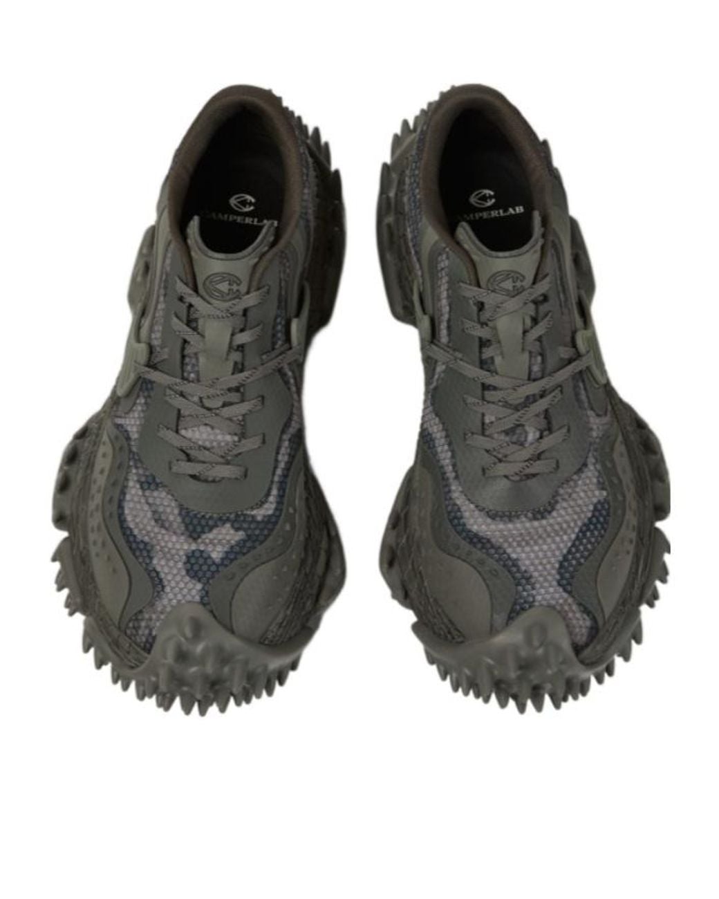 Camper Gray Lace-Up Sneakers for men
