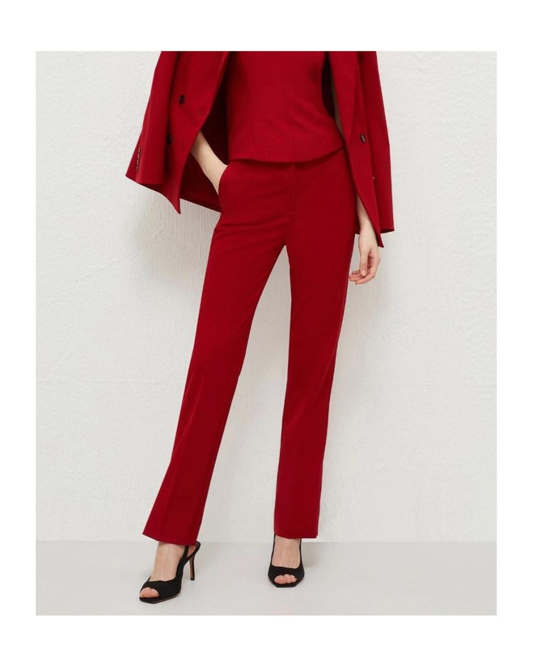 Marella Red Trousers