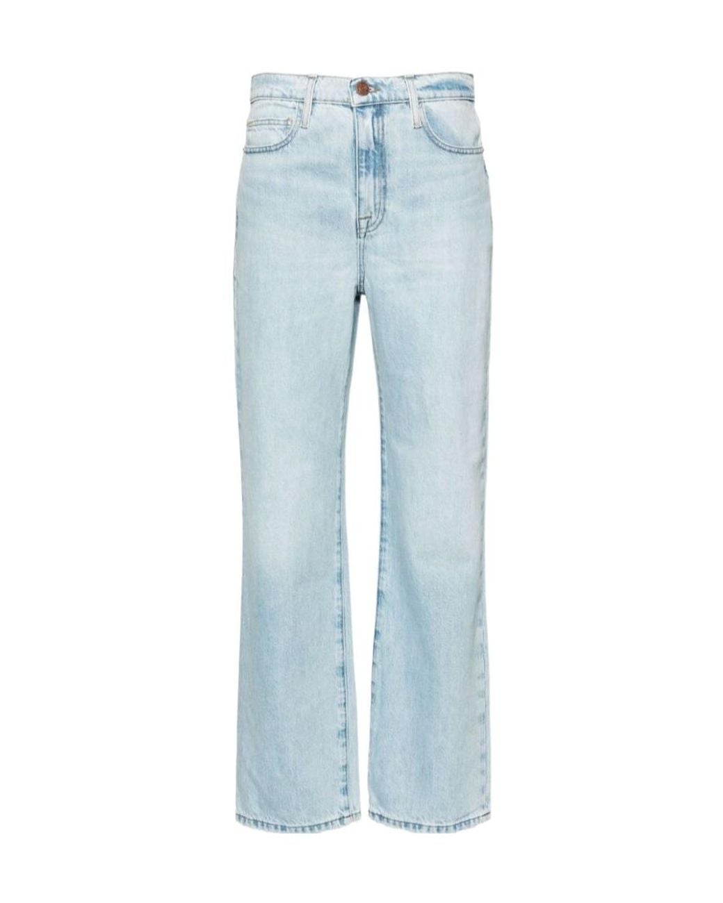 FRAME Blue Belt Loop Jeans