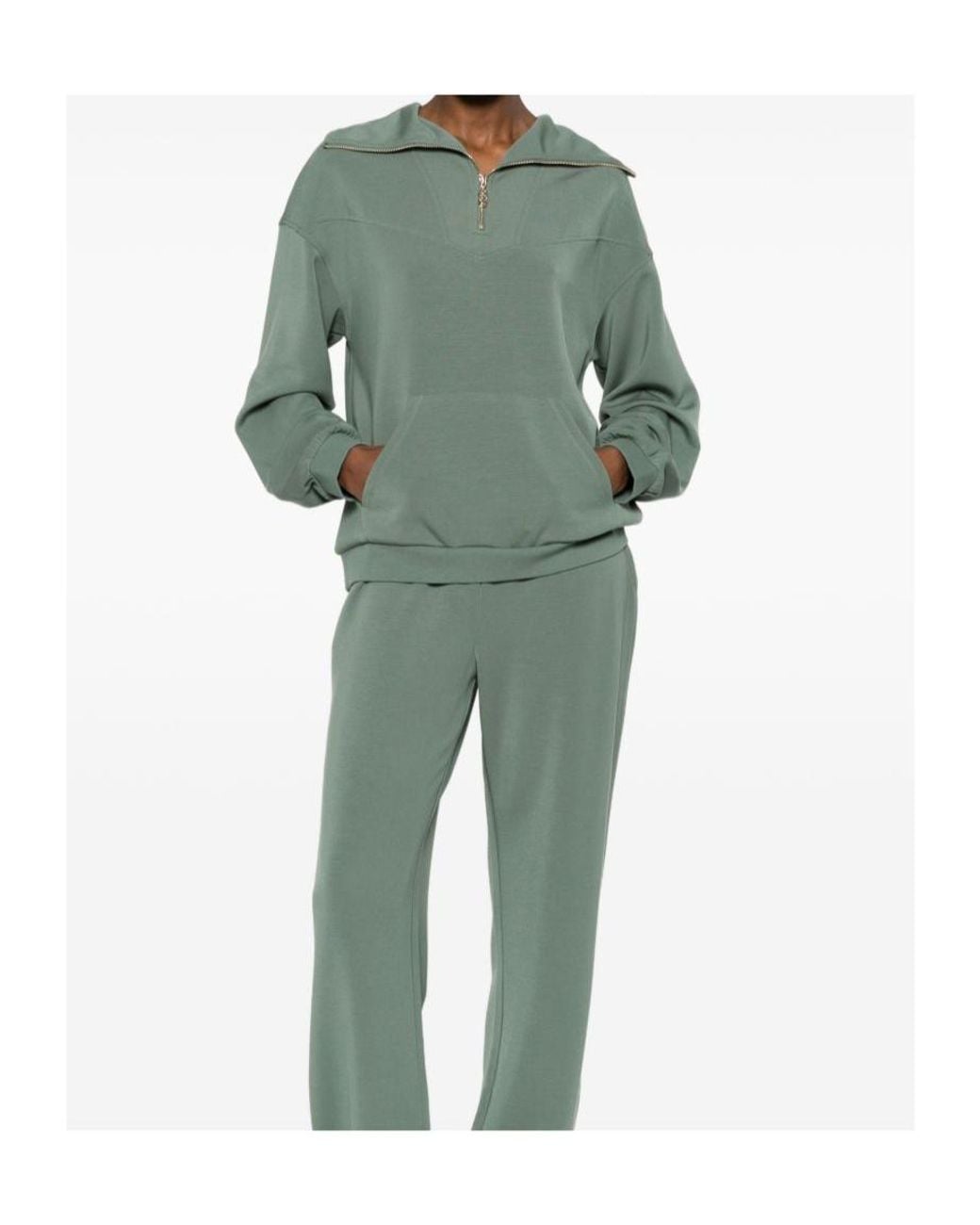 Liu Jo Green Logo-Detail Tracksuit