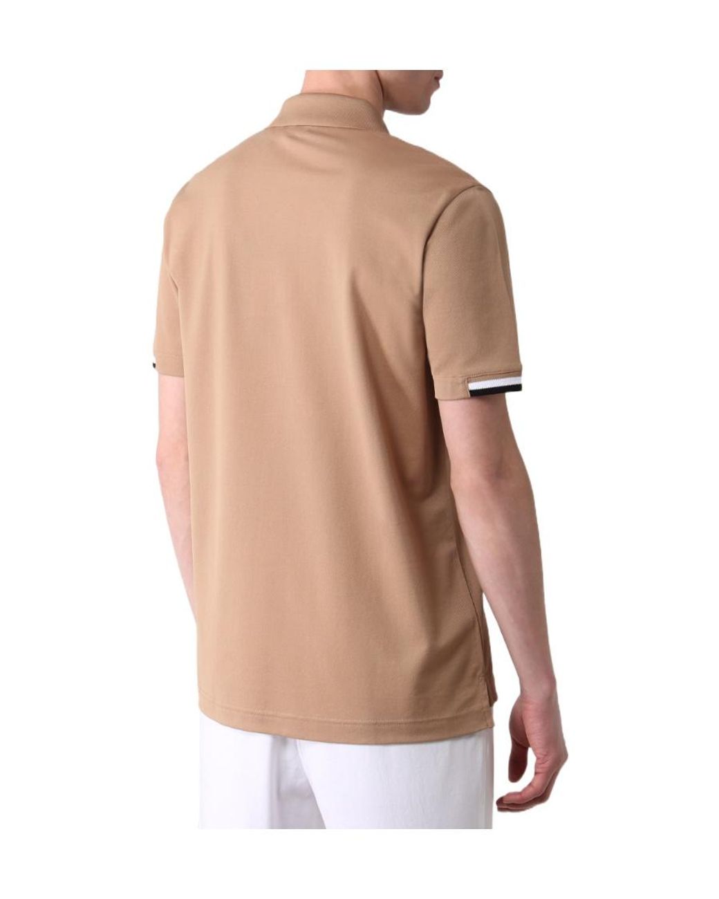 Boss Natural Boss Rubberized Logo Regular-Fit Polo Shirt for men