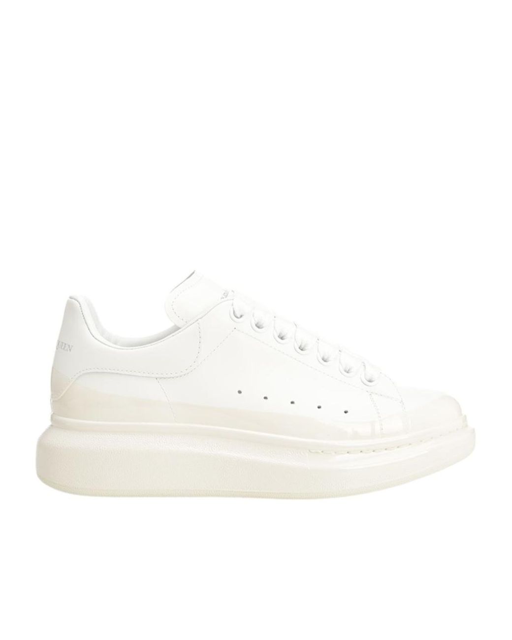 McQueen White Oversized Lace-Up Sneakers for men